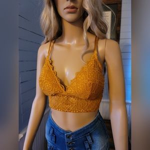 Auden gold bralette medium